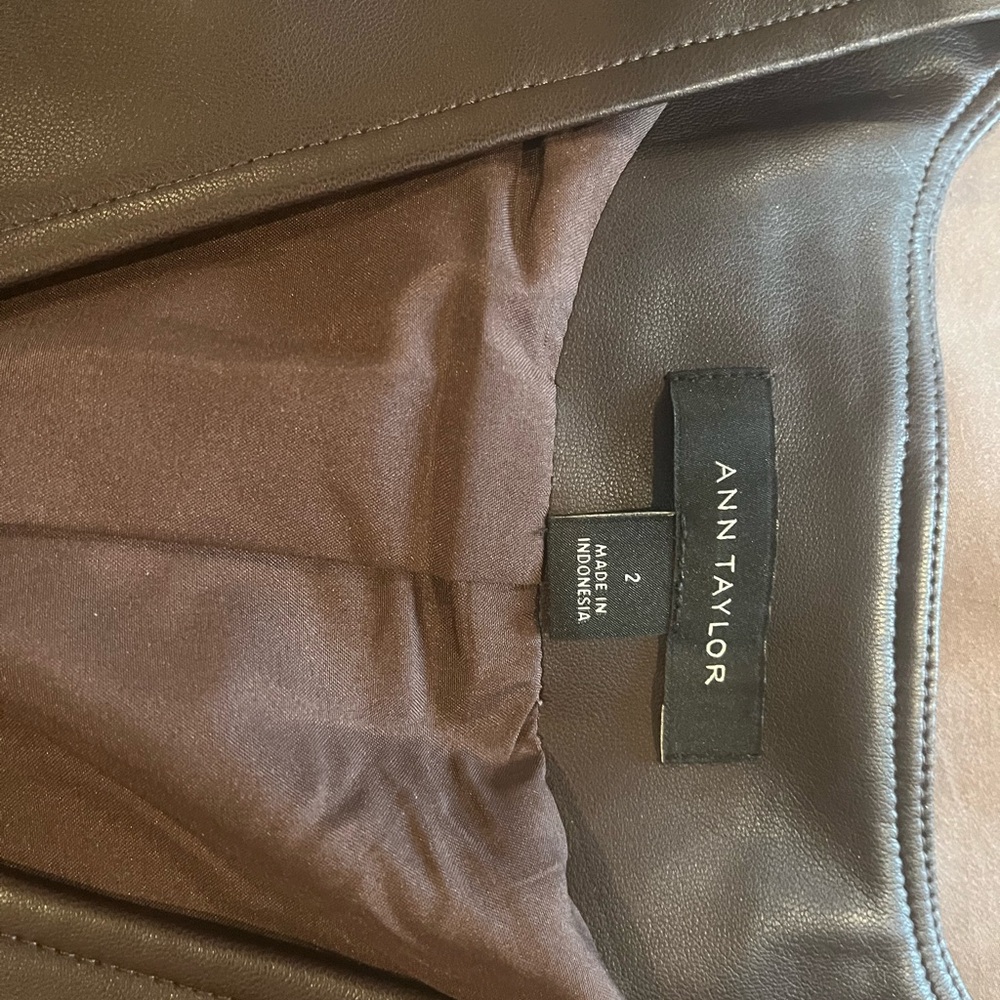 Ann Taylor Dark Brown Vest with Gold Buttons - Picture 2 of 5